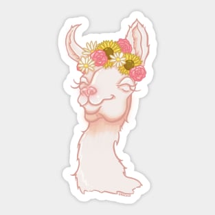 Lovely Llama Sticker